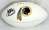 John Riggins Autographed Washington Logo Football- Beckett W