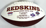 John Riggins Autographed Washington Logo Football- Beckett W