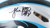 Luke Kuechly Signed Panthers F/S Speed Authentic Helmet Stats-Beckett W Hologram