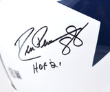 Staubach Pearson Dorsett Signed Cowboys F/S Authentic Helmet HOF -Beckett W Holo