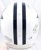 Staubach Pearson Dorsett Signed Cowboys F/S Authentic Helmet HOF -Beckett W Holo