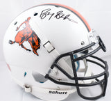 Barry Sanders Autographed Oklahoma State F/S Authentic Helmet- Beckett W Holo