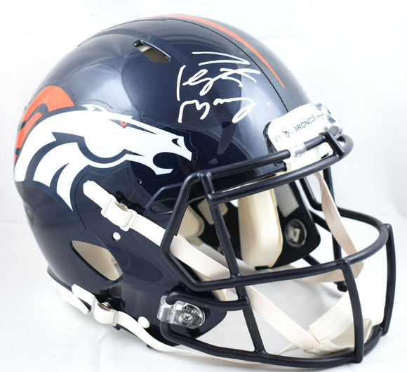 Peyton Manning Autographed Broncos F/S Speed Authentic Helmet - Fanatics *White