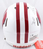 Watt Brothers Autographed Wisconsin F/S Speed Authentic Helmet - Beckett W Holo