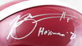 Bryce Young Autographed Alabama F/S Authentic Helmet Heisman - Beckett W Holo