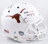 Ricky Williams Autographed Texas F/S Authentic Helmet SWED - JSA W *Black