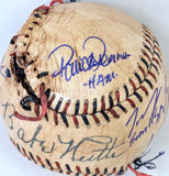 Sandlot Cast Signed Custom Baseball w/8 Signatures- Beckett W Holo