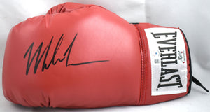 *Special Promotion* Mike Tyson Autographed Red Left Everlast Boxing Glove - Beckett Hologram *Black