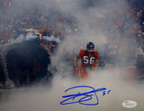 Brian Cushing Autographed Texans 8x10 Running In Smoke Photo- JSA W Auth