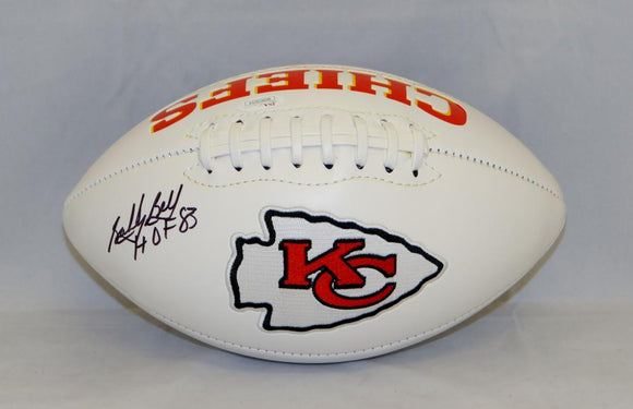 Bobby Bell Autographed Kansas City Chiefs Logo Football W/ HOF- JSA W Authenticated