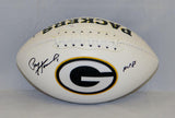 Paul Hornung Autographed Green Bay Packers Logo Football W/ HOF- JSA W Auth