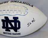 Paul Hornung Autographed Notre Dame Fighting Irish Logo Football- JSA W Auth