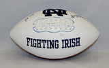 Paul Hornung Autographed Notre Dame Fighting Irish Logo Football- JSA W Auth