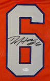 DeAndre Hopkins Autographed Orange College Style Jersey- JSA W Authenticated
