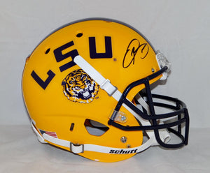 Odell Beckham Autographed LSU Tigers Full Size Schutt Helmet- JSA Authenticated