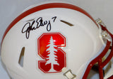 John Elway Autographed Stanford Cardinals Speed Mini Helmet- JSA W Auth
