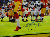 Mario Manningham Autographed 49ers 16x20 Catch Against Bills Photo- JSA Auth Image 2