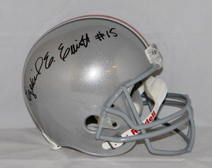 Ezekiel Elliott Autographed Ohio State Buckeyes F/S Riddell Helmet- JSA W Auth Image 1
