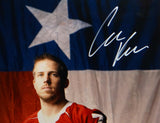 Case Keenum Autographed Houston Cougars 8x10 Flag Photo- JSA W Authenticated