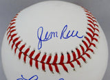 Jim Rice Fred Lynn Dwight Evans Autographed Rawlings OML Baseball- JSA W Auth
