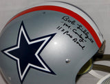 Bob Lilly Autographed Dallas Cowboys Full Size 76 TK Helmet W/ Mr. Cowboy- JSA W Auth