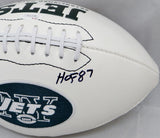 Don Maynard Autographed New York Jets Logo Football W/ HOF- JSA W Authenticated
