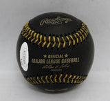 Curt Schilling Autographed Rawlings OML Black Baseball- JSA Witnessed Auth