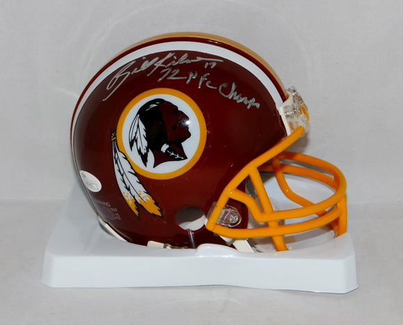 Billy Kilmer Autographed Washington Redskins Mini Helmet W/ NFL Champs- JSA Auth