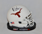 Vince Young Autographed Texas Longhorns Schutt Mini Helmet- TriStar Authenticated