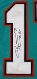 Ryan Tannehill Autographed Teal Pro Style Jersey- JSA Witnessed Auth *1