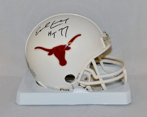 Earl Campbell Autographed Texas Longhorns Riddell Mini Helmet W/ HT- JSA W Auth