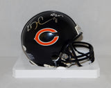 Ka'Deem Carey Autographed Chicago Bears Mini Helmet- JSA Witnessed Auth