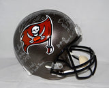 Warren Sapp Autographed Tampa Bay Buccaneers Silver F/S Helmet W/ Stats- JSA W Auth