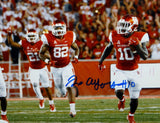 Demarcus Ayers Autographed Houston Cougars 8x10 Running W/ Ball Photo- JSA W Auth