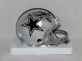 Dixon Edwards Autographed Dallas Cowboys Mini Helmet W/ SB- JSA Witnessed Auth