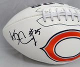 Ka'Deem Carey Autographed Chicago Bears Logo Football W/ Da Bears!- JSA W Auth