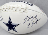 Alvin Harper Autographed Dallas Cowboys Logo Football W/ SB Champs- JSA W Auth