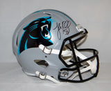 Luke Kuechly Autographed Carolina Panthers F/S Speed Helmet- JSA Witnessed Auth