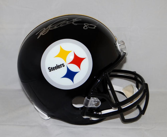 Heath Miller Autographed Pittsburgh Steelers F/S Helmet- JSA Witnessed Auth