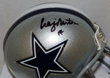 Craig Morton Autographed Dallas Cowboys Mini Helmet- JSA Witnessed Auth