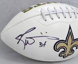 Ricky Williams Autographed New Orleans Logo Football W/ Rushing Club- JSA W Auth