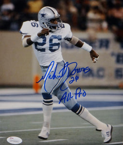 Michael Downs Signed Dallas Cowboys 8x10 Vertical Photo W/ All-Pro- JSA W Auth