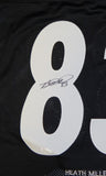 Heath Miller Autographed Black Pro Style Stat Jersey- JSA Witnessed Auth