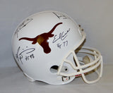 Campbell Williams McCoy Young Signed UT F/S Riddell Helmet W/ 2 Insc- JSA W Auth