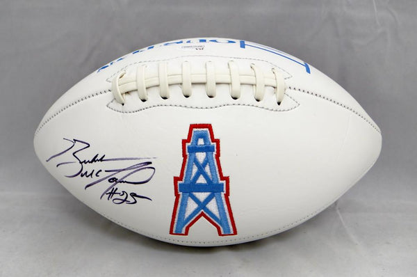 Bubba McDowell Autographed Houston Oilers Mini Helmet- JSA Witnessed A –  The Jersey Source