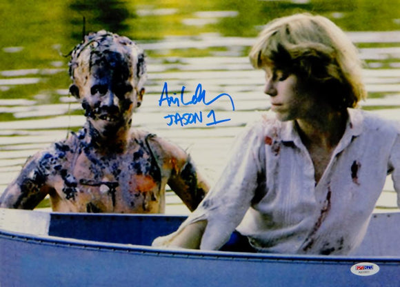 Ari Lehman Jason 1 Signed 11x14 Friday The 13th In The Water Photo- PSA/DNA Auth