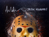 Ari Lehman Jason Voorhees Signed 16x20 Friday The 13th Mask Photo- PSA/DNA Auth
