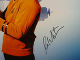 William Shatner Signed *Black Star Trek 16x20 Captain Kirk Posing Photo- JSA W Auth