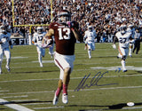 Mike Evans Signed *Blue Texas A&M 16x20 Running Against Auburn Photo- JSA W Auth