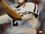 Johnny Manziel Autographed Texas A&M 16x20 Money Sign Photo W/ HT- JSA W Auth